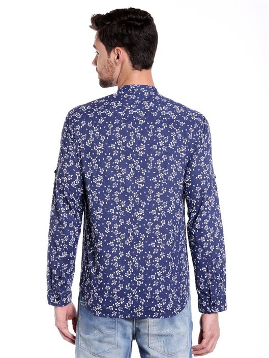 Jack & Jones Men Casual Wear Printed Shirt